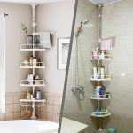 Telescopic corner shelf
