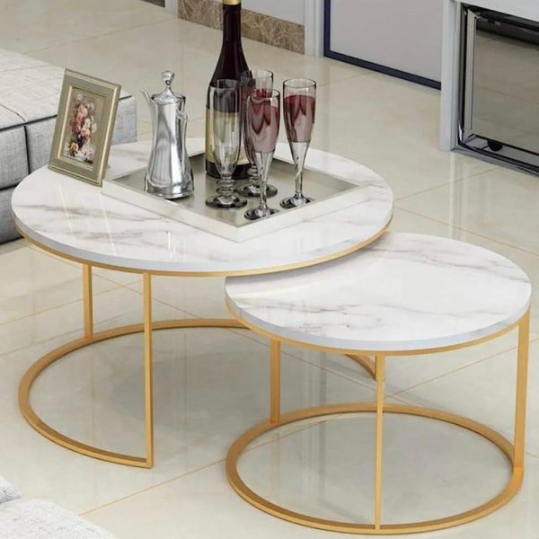 Glass Nesting coffee tables