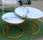 Glass Nesting coffee tables - Image 2